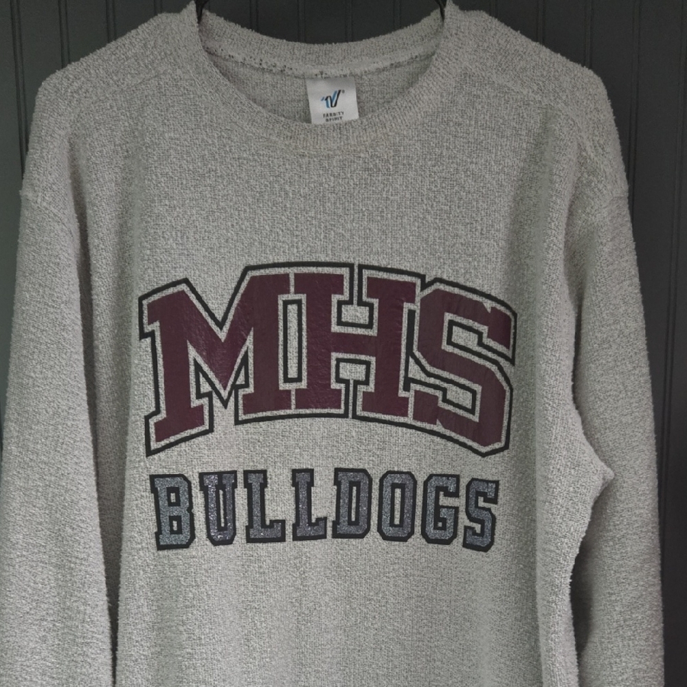 MHS Bulldogs Gray VARSITY Sweatshirt
